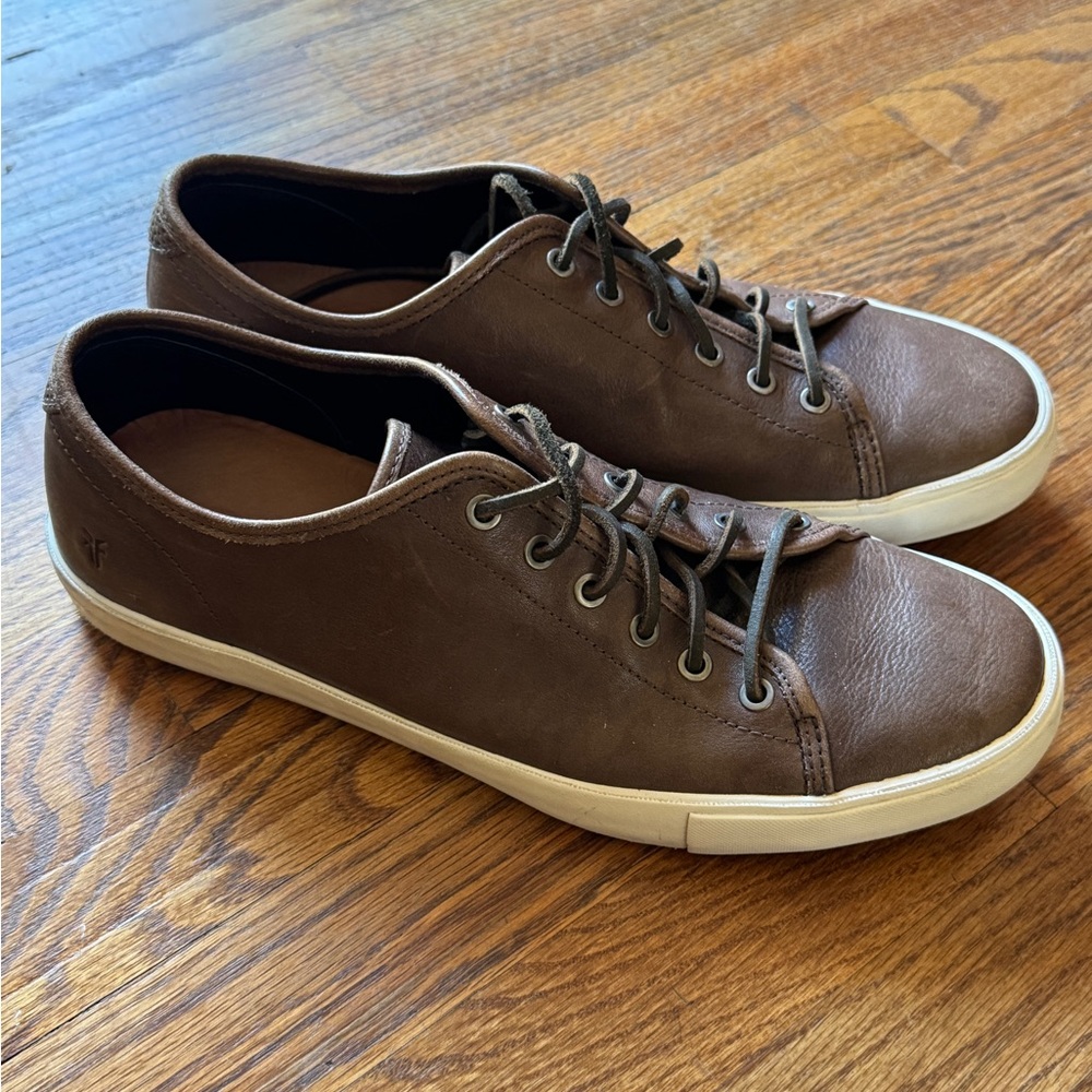 Men's Frye Brown Leather Casual Sneakers